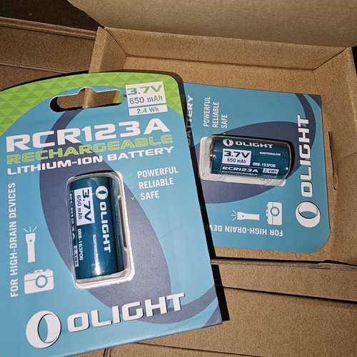 RCR123A Olight Rechargeable Battery 4pack - Picture 1 of 1