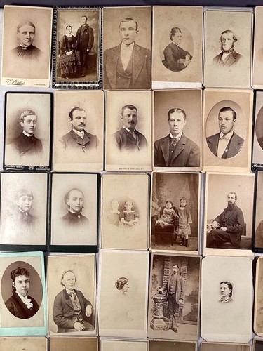 Antique 1860’s-1880’s Antique TINTYPE & CDV PHOTO HUGE LOT 171 Vintage - Bild 19 von 24