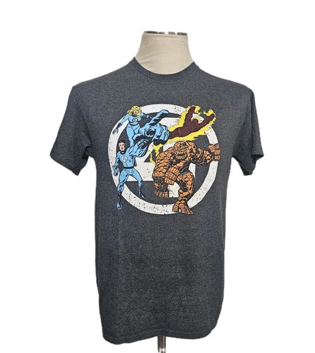 THE FANTASTIC FOUR RETRO MARVEL T-SHIRT CLASSIC COMIC CARTOON 4 SIZE M - Picture 6 of 9
