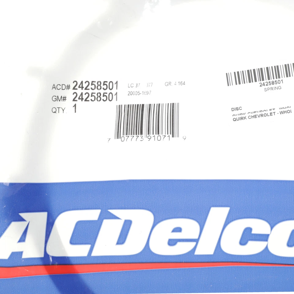 Muelle amortiguador embrague genuino GM 2013-2020 Chevrolet GMC transmisión automática 2-6 24258501 Foto 4 de 4