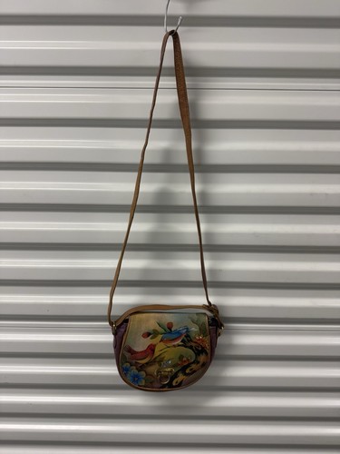 Handbemalte Echtleder kleine Handtasche Handtasche Damen Schultertasche Umhängetasche - Bild 3 von 10