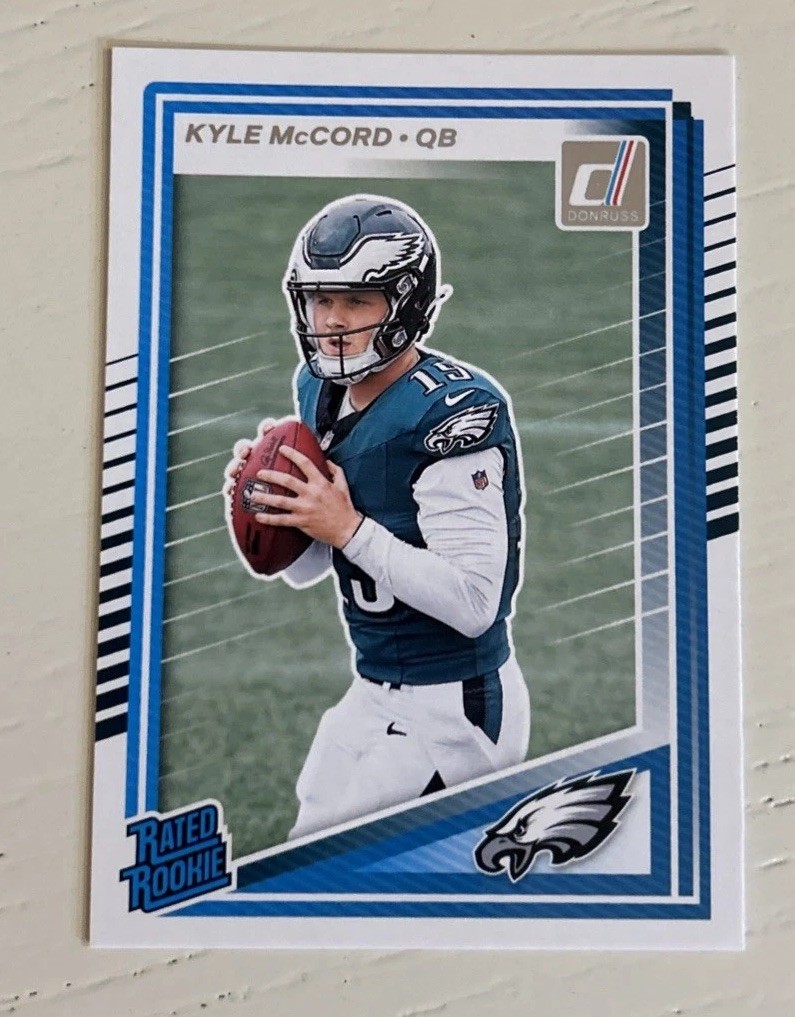 2025 Donruss - Rated Rookie - Kyle McCord (RC) Philadelphia Eagles