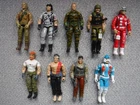 Vintage GI Joe 3.75" Figure Lot (damaged/broken crotches) 80s 90s Hasbro