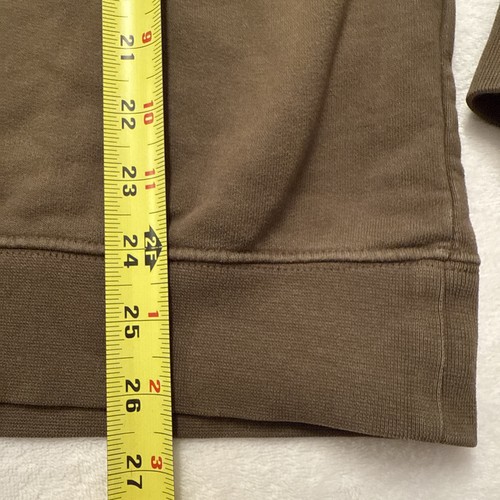 Belstaff Hoodie Size Large Men's Khaki 100% Cotton Hooded Sweatshirt - Picture 5 of 8