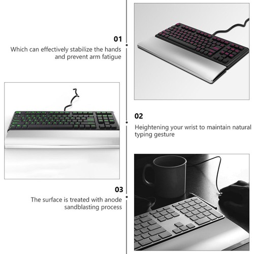 Mechanical Keyboard Hand Rest Wrist Supports for Computer Anti-slip Pad - Afbeelding 2 van 12