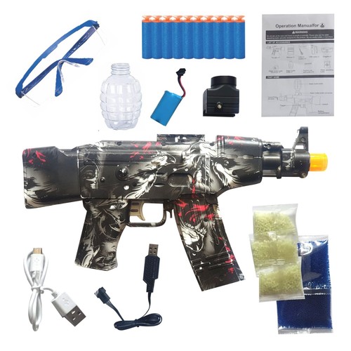 AKM47 Electric Gel Ball Toy Eco-Friendly Gel Water Ammo Funny Gun Toy UK - Picture 2 of 7