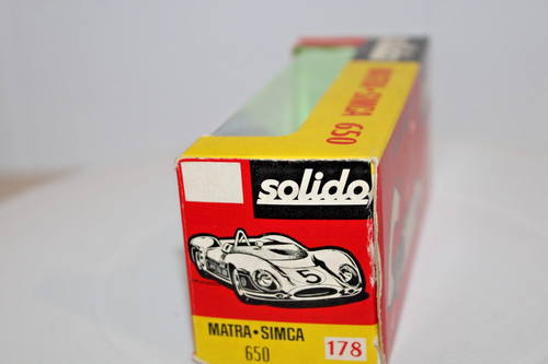 Solido #178 Matra Simca 650 1972 #10 - 24h Le Mans Racing - Blue - Boxed - Picture 12 of 14