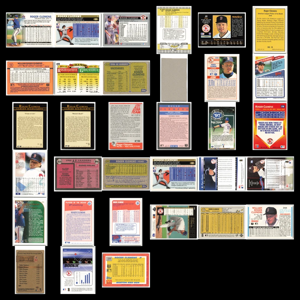 Roger Clemens Lot 33 Baseball Cards 1999 Toronto Blue Jays Set Collection MLB NM - Image 2 of 4