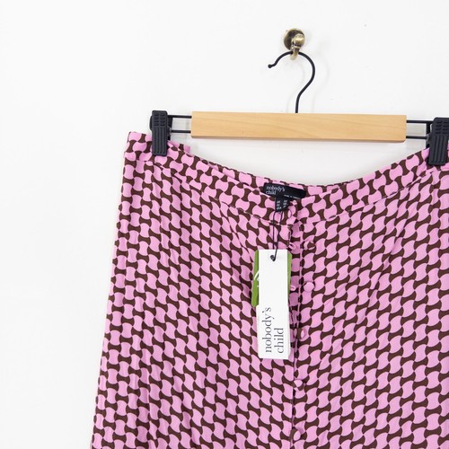Nobody's Child Jilly Geometric Print Midi Skirt Size 22 NEW Button Down - Picture 10 of 20
