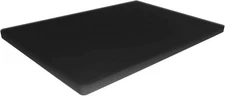 Large Poly Cutting Board, 18x12 Inch Black, 3/4" 18"L x 12"W, Black 