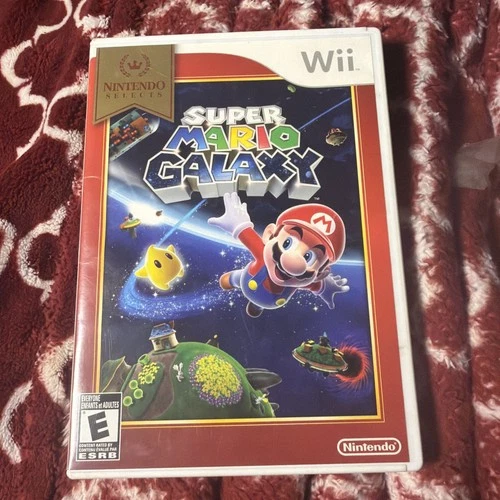 Super Mario Galaxy Nintendo Selects Disk And Original Case Tested