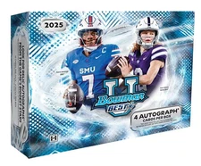 2025 BOWMAN UNIVERSITY BEST U FOOTBALL HOBBY BOX (4 AUTOS)