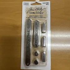 Tim Holtz WORD PLAQUES & TAGS  Idea-ology Christmas 2023 Holidays - NEW!