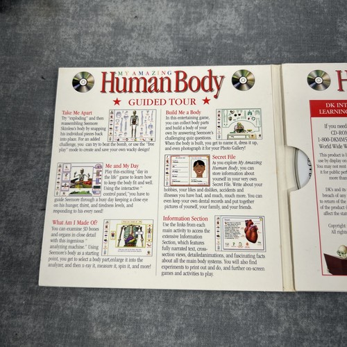 DK My Amazing Human Body 1.2 PC CD Rom Teach Children the Human Body - Picture 4 of 5