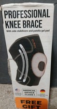 DR. BRACE Knee Brace with Side Stabilizers  Patella Gel Pads XL