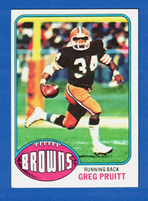 1976 Topps Greg Pruitt #275***Nice Card***Free Shipping***