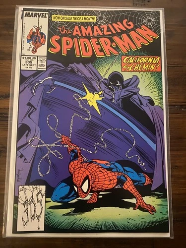 the AMAZING SPIDER-MAN #305 Todd McFarlane Art 9.2 NM-