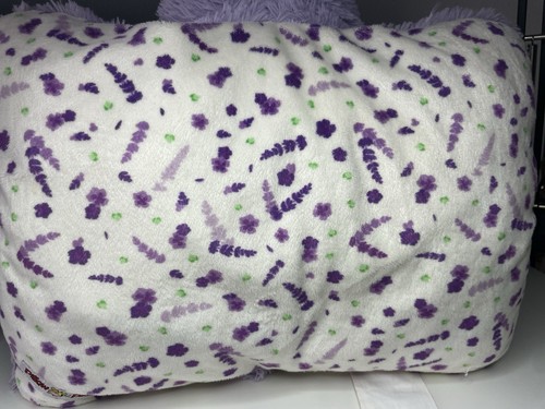 Pillow Pets Lavendel Lamm Plüsch Schaf 18 Zoll lila weiß creme Blumen - Bild 8 von 13