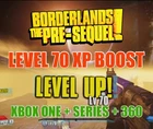 Borderlands Pre-Sequel Character Instant Max Level 70 XP Boost XBOX ONE X/S +360