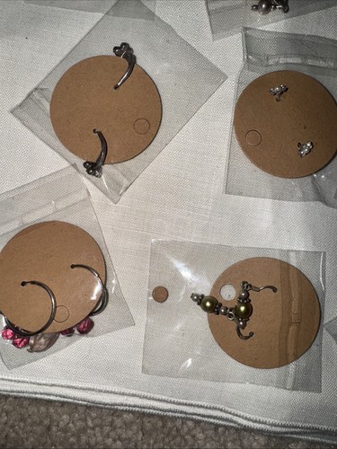 Sterling Silver 925 Earrings, Lot of 28 Pair, Stud and Wire Hook NICE! - Picture 8 of 9