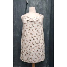 American Eagle Size Large Ditsy Floral Cottagecore Halter Sundress Open Back