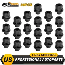 20 Pack M22x1.5 x 19mm 33mm Sleeve Nuts Wheel Nuts M22-1.5 Skirt Flange