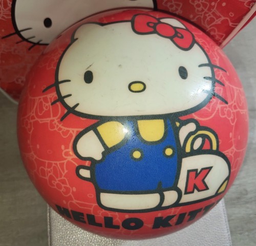 Hello Kitty 2010 Sanrio rote Bowlingkugel & Tasche 7 Pfund Braunschweig VIZ A BALL selten! - Bild 4 von 12