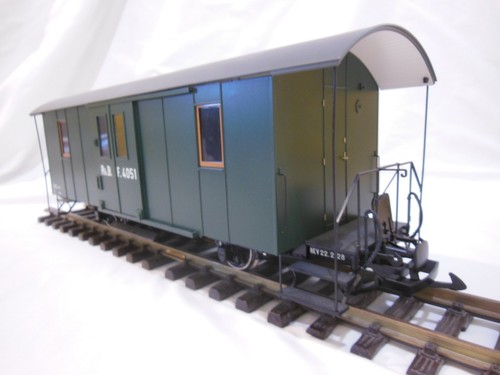 15100 Brawa Passenger Baggage Car RhB phoenix sound  G scale - Picture 5 of 14