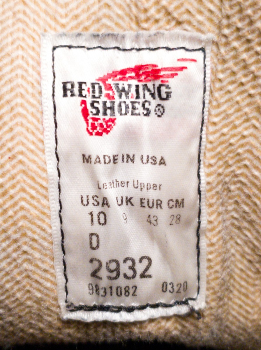 Red Wing 2932 Sawmill Boots Size 10D (Soft Toe) (USA) | eBay