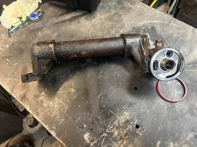 #ad 1995 2003 Ford F250 F350 7.3 Powerstroke Engine Oil Cooler Housing. OEM. Core $180.00