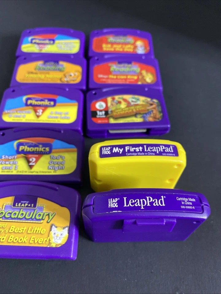 Lot of 10 LeapFrog Learning Games Disney & More Cartridges Only - Image 2 of 2