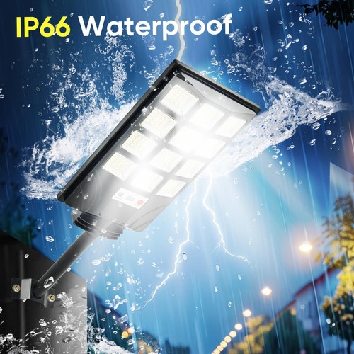 2pcs Solar Street Lights Outdoor Waterproof 600W 30000LM Solar Street Lights ... - Picture 5 of 6