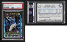 2024 Topps Chrome X-Fractor Junior Caminero #213 PSA 9 MINT Rookie RC