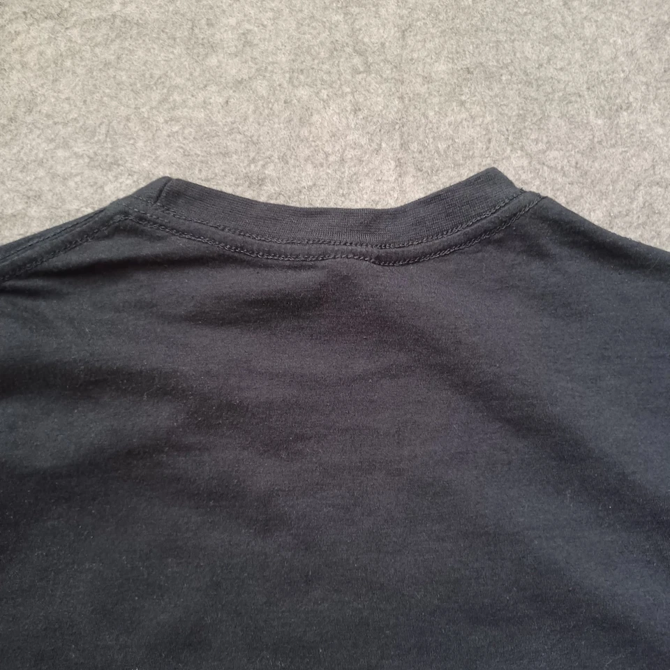 Camiseta Jesús Para Hombre Grande Negra Gráfica He Is The Way John 4:16 Manga Corta Fina Foto 3 de 4