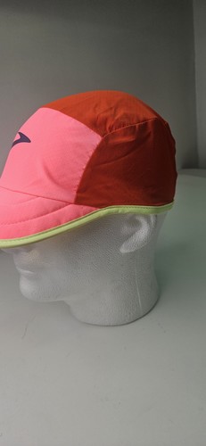 NWT Brooks Running Lightweight Packable Hat OSFM Cherry Tomato Neon Pink - Picture 2 of 8