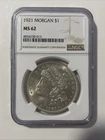 1921 $1 Morgan Silver Dollar MS62 NGC Silver🔥📈