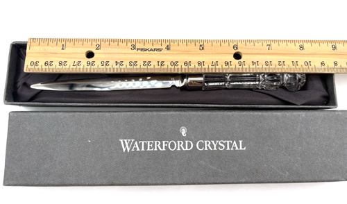 Waterford Crystal Letter Opener Original Box Home Office Old Money - Picture 10 of 10