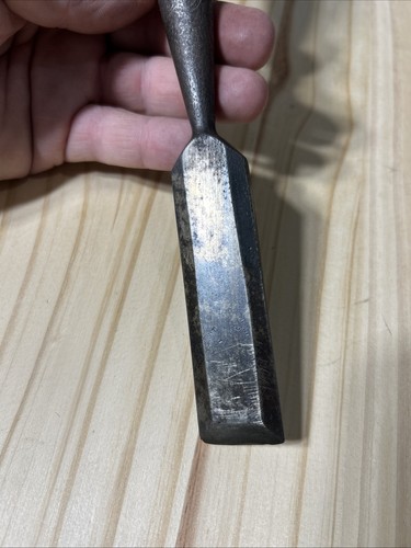 Vintage Bevel Socket Chisel 1” Wide 9” Long Fulton Woodworking Tool - Picture 2 of 10
