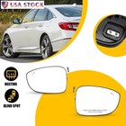 2X Mirror Glass For 2018-2022 Honda Accord Heated Convex With Heated &Blind Spot