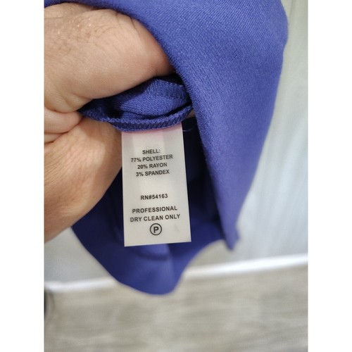 Calvin Klein Damen Starburst Etuikleid Lila Größe 12 Ärmellos - Bild 4 von 7