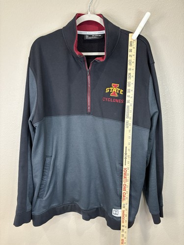 Under Armour Iowa State Cyclones Herren Fleecepullover 1/4 Zip Gr. 2XL - Bild 10 von 13