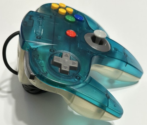 OEM Ice Blue Funtastic Nintendo 64 N64 Controller Tested - Picture 4 of 4