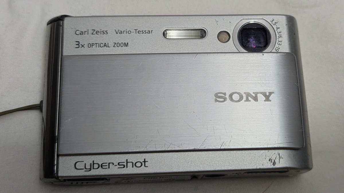 Sony Cyber-shot DSC-T70 8.1MP Digital Camera - Black for