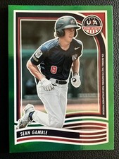 2024 Panini Stars and Stripes - Sean Gamble #160 Green Holo  (RC)