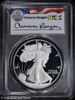 2021-W $1 Proof T-2 American Silver Eagle PCGS PR 69 DCAM | Reagan Legacy Series