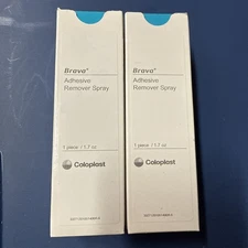 Lot Of 2 Coloplast 120105 Brava Adhesive Remover Spray 1.7 Oz Each FAST SHIPPING