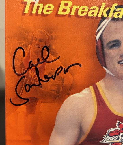 Cael Sanderson Wheaties Cereal Box Unopened SIGNED Iowa State Wrestling 159-0 - Picture 2 of 7