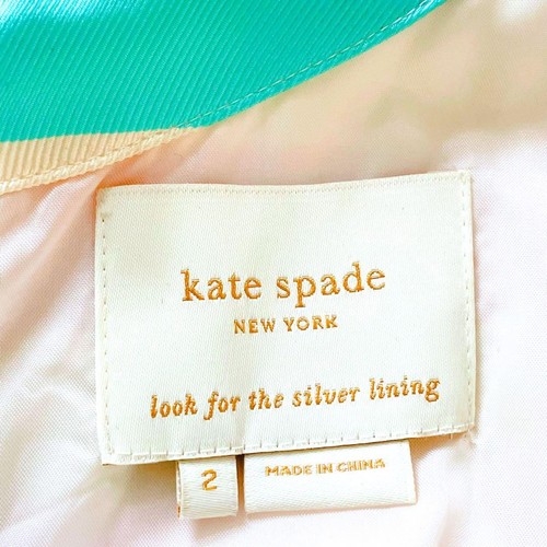 Kate Spade 100% Silk Dress Size 2Width 37, Shoulder width 33, Length 93, N2782 - Picture 15 of 24