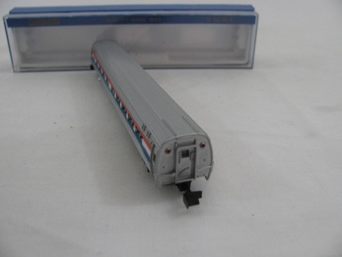 Bachmann N Scale Lighted Amtrak 85' Budd Amfleet Passenger Coach Car #72255 EX - Picture 5 of 12
