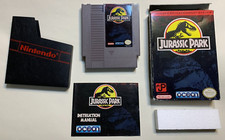 Jurassic Park Nintendo Nes Game Complete CIB box + manual insert 🦕🦖🌴 tested